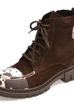 Ghete GRYXX maro, 2201460, din piele intoarsa imagine