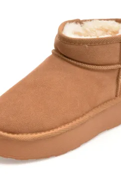 Ghete GRYXX maro, 228520, din piele intoarsa imagine