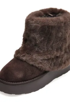 Ghete GRYXX maro, 239093, din piele intoarsa imagine