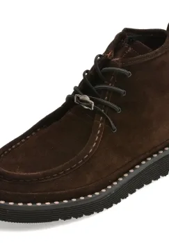 Ghete GRYXX maro, 251KS35, din piele intoarsa imagine