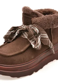 Ghete GRYXX maro, 3099, din piele intoarsa imagine