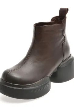 Ghete GRYXX maro, 35563, din piele naturala imagine