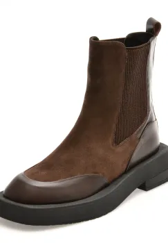 Ghete GRYXX maro, 481711, din piele intoarsa imagine