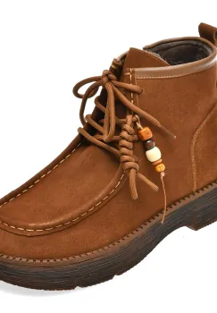 Ghete GRYXX maro, 90100, din piele intoarsa imagine