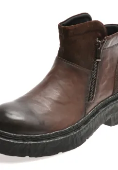 Ghete GRYXX maro, G7112, din piele naturala imagine