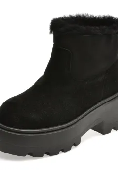 Ghete GRYXX negre, 1511, din piele intoarsa imagine