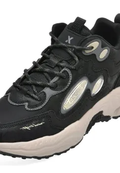 Ghete GRYXX negre, 1A5298, din piele ecologica imagine