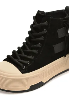 Ghete GRYXX negre, 1R3, din piele intoarsa imagine