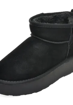 Ghete GRYXX negre, 228520, din piele intoarsa imagine