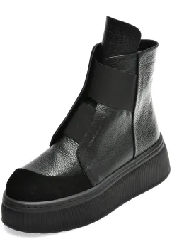 Ghete GRYXX negre, 2361007, din piele naturala imagine