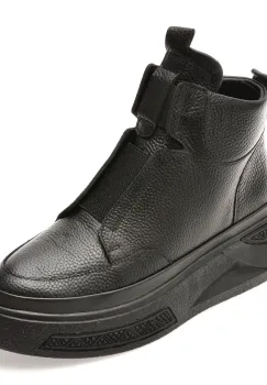 Ghete GRYXX negre, 251KS93, din piele naturala imagine