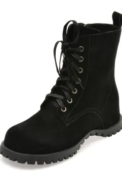 Ghete GRYXX negre, 2559, din piele intoarsa imagine