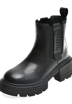 Ghete GRYXX negre, 2588305, din piele naturala imagine