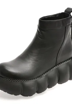 Ghete GRYXX negre, 2655, din piele naturala imagine