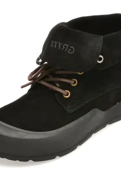 Ghete GRYXX negre, 26601, din piele intoarsa imagine