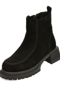 Ghete GRYXX negre, 2730, din piele intoarsa imagine