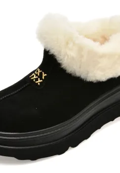Ghete GRYXX negre, 3120, din piele intoarsa imagine