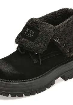 Ghete GRYXX negre, 3122, din piele intoarsa imagine