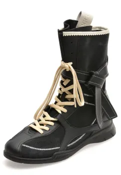 Ghete GRYXX negre, 3301, din piele intoarsa imagine