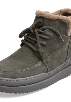 Ghete GRYXX negre, 36001, din piele intoarsa imagine