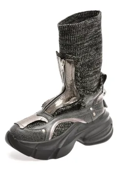 Ghete GRYXX negre, 3793700, din material textil imagine