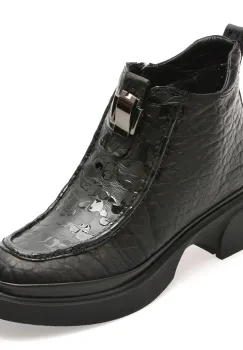 Ghete GRYXX negre, 38705, din piele naturala imagine
