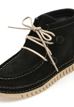 Ghete GRYXX negre, 3911502, din piele intoarsa imagine
