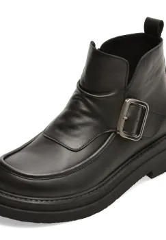 Ghete GRYXX negre, 4212710, din piele naturala imagine