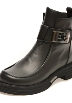 Ghete GRYXX negre, 4212720, din piele naturala imagine