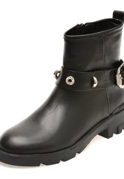 Ghete GRYXX negre, 4842616, din piele naturala imagine