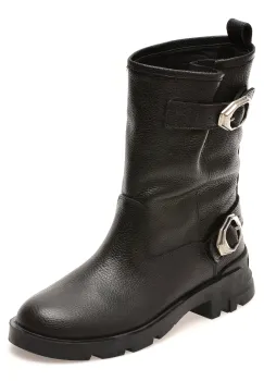 Ghete GRYXX negre, 4846201, din piele naturala imagine