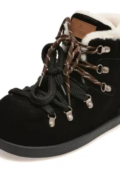 Ghete GRYXX negre, 5808, din piele intoarsa imagine