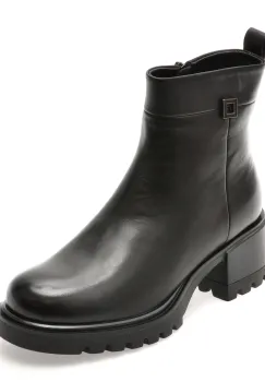 Ghete GRYXX negre, 5808, din piele naturala imagine