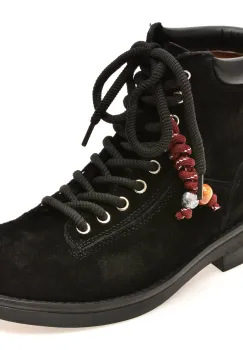 Ghete GRYXX negre, 590008, din piele intoarsa imagine