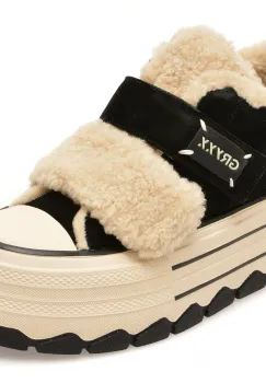 Ghete GRYXX negre, 624D150, din piele intoarsa imagine