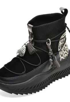 Ghete GRYXX negre, 68023, din piele naturala imagine