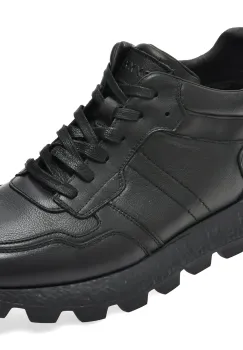 Ghete GRYXX negre, 690176, din piele naturala imagine