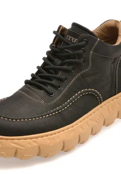 Ghete GRYXX negre, 80017, din piele naturala imagine