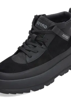 Ghete GRYXX negre, 80061, din piele naturala imagine