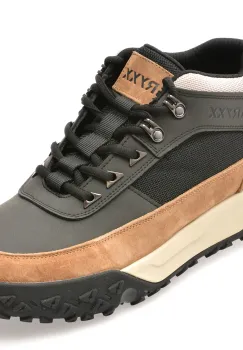 Ghete GRYXX negre, 95526, din piele naturala imagine