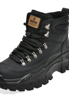Ghete GRYXX negre, 9815, din piele naturala imagine