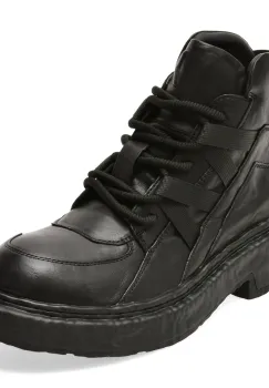 Ghete GRYXX negre, 98803, din piele naturala imagine