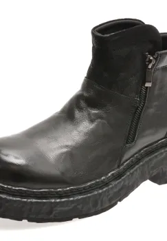 Ghete GRYXX negre, G7112, din piele naturala imagine