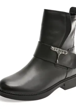 Ghete GRYXX negre, G719, din piele naturala imagine