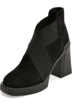 Ghete GRYXX negre, H231, din piele intoarsa imagine