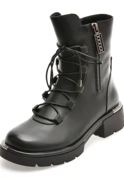 Ghete GRYXX negre, M405B, din piele naturala imagine