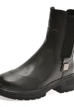Ghete GRYXX negre, S132, din piele naturala imagine