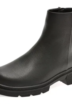 Ghete GRYXX negre, W687, din piele naturala imagine