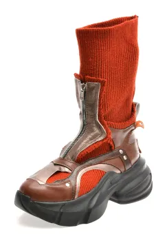 Ghete GRYXX rosii, 3793700, din material textil imagine