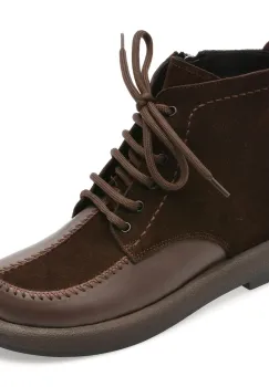 Ghete IMAGE maro, 2201097, din piele intoarsa imagine